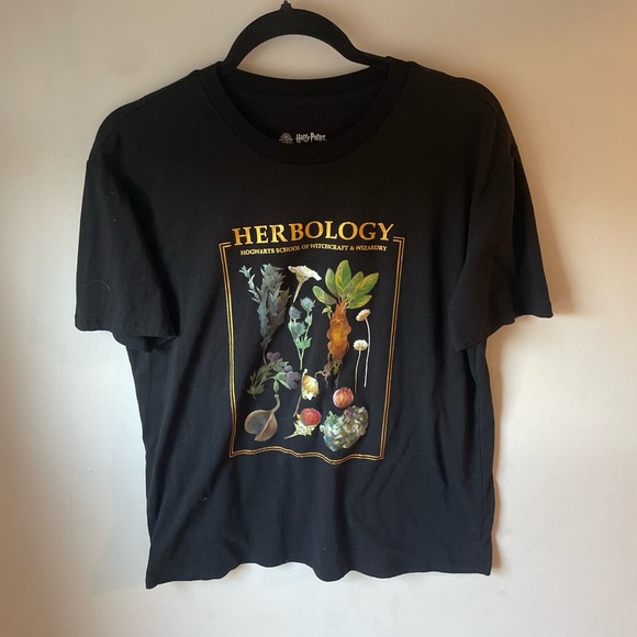 Universal Tops Universal Studios Harry Potter Herbology Black Sz